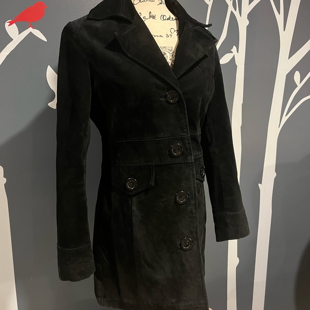 Black Suede Leather Jacket